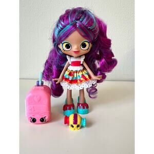 Shopkins Shoppies Rosa Piñata World Vacation Series Themed Dolls with Shopkin